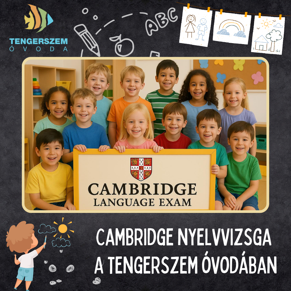 Cambridge nyelvvizsga az óvodában